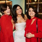 Sonali Bendre Instagram – It’s always lovely to be part of someone’s special moment and more so when it’s a dear friend. What a fabulous evening @priyankachopra!!! Your bridal shower was filled with so much love and laughter. I wish all that and more for you as you take this next big step. Big hug and much love. 
P.S. it felt so great and also somewhat strange to wear a bright colour again! #RedIsTheColourOfRebirth