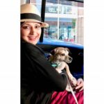 Sonali Bendre Instagram - Dogs are the best, really. This is the first dog I'm playing with after leaving my #LittleMissIcy back home in Mumbai.... lots of emotions, a bittersweet combination of love and nostalgia. Thank you @priyankachopra for letting me hang out with @diariesofdiana, she's absolutely adorable and is the cutest thing in the world! P.S. Sorry PC, loved spending the day with you girls, but @diariesofdiana was the highlight! 😜 Her snuggles are the best (even though she is literally less than a quarter the size of Icy! 🐶)