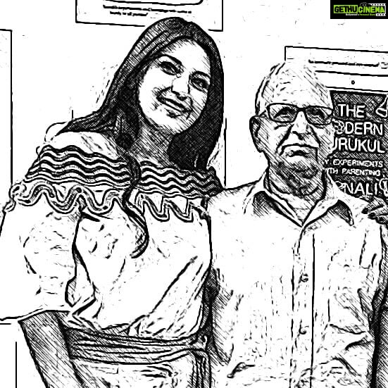 Sonali Bendre Instagram - From just about reaching his knees to towering over him in my heels..... it's the circle of life! Now it's my turn to parent him... ❤ #HappyFathersDay baba