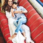 Sonali Bendre Instagram - That kinda feelin! Wouldn’t have it any other way! Happy #MothersDay 📷 @vogueindia @ridburman #Repost @vogueindia ・・・ Happy Mother’s Day to all you super moms out there! You make our world go round! 📸: @ridburman