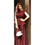 Sonali Bendre Instagram - "Give her red and she'll rule the world" Outfit: @eshaaamiinlabel1 Jewelry: #Azotique Styling: @eshaamiin1