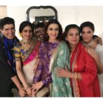 Sonali Bendre Instagram - Happy Diwali everyone! May your lives be filled with love and light... Diwali is all about fun, food, family, and friendship... And last night I had the best food ever with #shabanaazmi, @sridevi.kapooor, @ashesinwind, @therichachadha and @manishmalhotra05. A #HappyDiwali indeed!