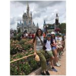 Sonali Bendre Instagram - Studies show that visiting @WaltDisneyWorld actually improves happiness and overall health. So, we decided to come check it out for ourselves. Suffice to say, the studies are right! :D
