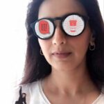 Sonali Bendre Instagram - I've got a 'chimp' on my shoulder from having to wake up early for my flight. But I'm happy to be here in Hyderabad and I'm looking forward to the day at Ficci-Flo. #ButFirstCoffee #CantTalkToMeJustYet #TravelTales