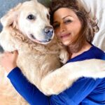 Sonali Bendre Instagram - Two peas in a pod ♥️😇🐶 #LittleMissIcy