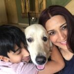 Sonali Bendre Instagram - This is my lovely Isis... named after the Egyptian goddess of health, marriage and wisdom :) she brings so much love into our house so we're sharing a little bit of her with you all. Spread the love! #cute #weeklyfluff #dogsofinstagram #ilovemydog #instapuppy #dogstagram #petstagram #doglover