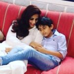 Sonali Bendre Instagram – Happy bday my jaan! 😘❤️🎂💐🎉🎁😘#bestsonever #heartmonster #growingupfast #timeflies #blessings