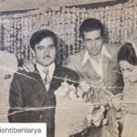 Sonali Bendre Instagram – #Repost @srishtibehlarya with @repostapp.
・・・
My gorgeous parents at their reception! The other two gentlemen are not so bad looking themselves 😜 There is something about dressing up for occasions as opposed to the casual approach these days or am I just in hiraeth… #nostalgia #celebrations #parents #oldisgold