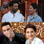 Sonali Bendre Instagram – This weekend belongs to the one & only #AkshayKumar on #IBD #ZeeTv & #MissionSapne @colorstv! Goodluck for #Airlift!