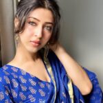 Sonarika Bhadoria Instagram - तो रिश्ता पक्का समझें ? 🤪 Outfit - @bunaai 💙