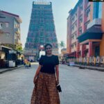 Sonu Gowda Instagram - If everything is already written in destiny, then why should I wish? God: maybe in some pages I have written “as you wish” #sringeri #karnataka Shringeri Sharadamba Temple