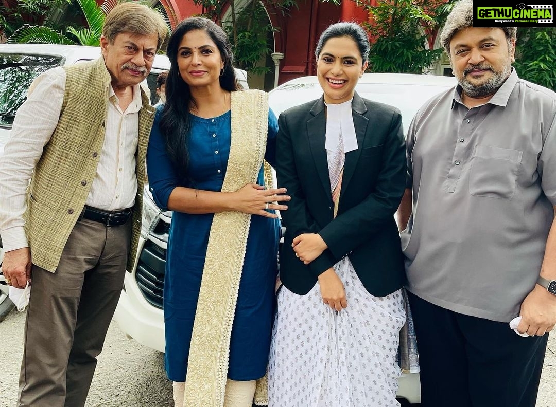 Sonu Gowda Instagram - #drushya2 Long pending time to work with ravichandran sir, working mode is always different than meeting in some occasions, ravi sir I would definitely want to work with you more, it was delightful to be on sets, it was just 2-3 days of shoot but what I learnt on the set from P Vasu sir will remain in my heart forever, he made me realise I’m a strong woman and never get comfortable with what I have, he pushed me to better me as an actor.. after working in so many films I never got a chance to work with my fav actor- Anant sir, my eyes were just stuck on him to see him in person, in this movie In given little time it was nice meeting Anant sir, Prabhu sir, navya Nair ma’am,Asha sharath ma’am, Pramod sir, Krishna sir, aarohi and others 😊😊😊 #drushya2 releasing tomorrow on 10.12.2021 at your nearest theatres.. please do watch.. • • same year same lawyer character but two different movies..