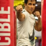 Sonu Sood Instagram - I wore my boxing gloves not to train…. …. …. But to click this picture 😂 🥊