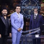 Sonu Sood Instagram - See you all this Friday ❤️ Thank you so much @amitabhbachchan sir @kapilsharma Bhaji for supporting @sood_charity_foundation #KBC @bharat_reshma