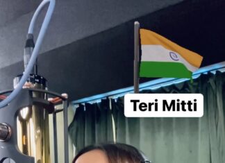 Sophie Choudry Instagram - Happy 75th Independence Day India🇮🇳🙏🏼❤️ #terimitti To all those who have lost their lives & to those who risk theirs every single day for our country, for our freedom, I thank & salute you & your families with all my heart. Freedom is precious. May we respect and enjoy it responsibly 🇮🇳🙏🏼#jaihind #independenceday #15august #india #reels #singingcover #sophiechoudry I don’t own the rights of this song. Just a cover for Instagram . Original song by @arko.pravo.mukherjee lyrics @manojmuntashir Film Kesari @studio5o4 @rhsharma009