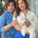 Sophie Choudry Instagram - My world, my bubble ❤️🧿 Thank you Mama for always being my partner in everything even in lockdown. For lifting me up when I’m down, for showing me the way when I’ve needed, for allowing me to make my mistakes but catching me when I fall. For all the travels & laughs, for the endless memories. I’m grateful for you everyday & Tia and I love you more than words can say! Happy Mother’s Day my beautiful Ma❤️❤️ Sending love to all the mothers out there and all the pet moms too❤️ #happymothersday #mothersday #myworld #mamasgirl #cantwaittomakemorememories #purelove #sophiechoudry #igotitfrommymama