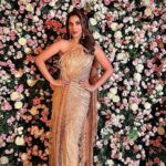 Sophie Choudry Instagram - La vie en rose..quite literally 🌹 Outfit @monishajaising Jewels @diosaparis Styling @wardrobist @aasthasharma @iammanisha HMU @divyachablani15 #redcarpet #styleinspo #eventdiaries #cockailgown #lavieenrose #bling #lepetitpalais #sophiechoudry #monishajaising #vintagevibes