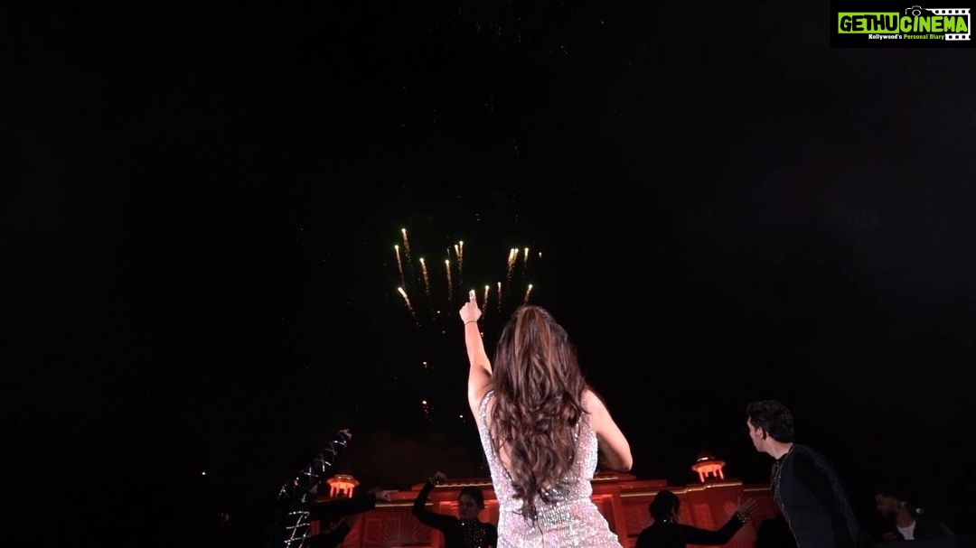 Sophie Choudry Instagram - The most memorable new year gig! Feel so grateful & privileged to bring in 2022 in such a spectacular way!! Incredible lights, sound, a wonderful audience & the most magnificent venue!! And safety protocols in place! Memories for life💫💫💫 Venue @rafflesudaipur Show produced and conceptualised by @artkonnect Sound @megasoundindia Engineer @tosiefshaikh Filming @fotowale.in Additional lights @maaz.mansuri_ HMU @ambereenyusuf Outfit @jerrydsouzaofficial Edit Me :) Track Dj Astrack (No copyright infringement intended. Also these are my vocals) #giglife #newyearseve #2022 #sophiechoudry #stagestyle #rafflesudaipur #udaipur #gratitude #whatanight #makingmemories #teamsophie #ittakesanarmy #ekpardesimeradillegaya
