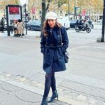 Sophie Choudry Instagram - Sending love from the city of love💕💕💕 #paris #amour #jadore #parisjetaime #parisianvibes #ootd #styleinspo #sophiechoudry #arcdetriomphe #etoile #nofilterneeded #champselysees Champs Elysées