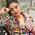 Sreemukhi Instagram - Chef Mantra ✨ Outfit @divya_varun_official Jewellery @aadyaah ❤️ Pc @chinthuu_klicks Make up @nookesh.malla Hair @gopi_bridal_makeovers #sreemukhi #chefmantraonaha