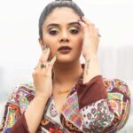 Sreemukhi Instagram - Chef Mantra ✨ Outfit @divya_varun_official Jewellery @aadyaah ❤️ Pc @chinthuu_klicks Make up @nookesh.malla Hair @gopi_bridal_makeovers #sreemukhi #chefmantraonaha