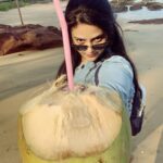 Sreemukhi Instagram - Hola Goa ❤️ Day 1 😍 #Goa #Holiday #ColaGoa #Privateproperty #okaybye✌ alltomyself #muchneeded #okaybye Cola Goa Beach Resort