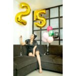 Sreemukhi Instagram - Happiest birthday ever! Buhbye 25! ☺️ Concept @kirthana_sunil @sushruthr Assisted by @rjchaitu @i_naveen15 Make up @nookesh.malla Hair @srinu_hairstylist PC @chinthuu_klicks #happiestbirthdayever #buhbye25 #sreemukhi