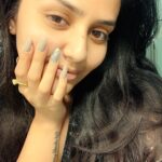 Sreemukhi Instagram - Nail love! @nailtalkhyderabad so nicely done! 🥰 #nailtalk #naillove