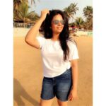 Sreemukhi Instagram - Goa Day 2! ❤️ #Goa #goadiaries #sunkissed #beachlove