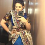 Sreemukhi Instagram – Shoot mornings! 😍☺️