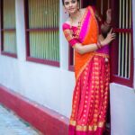 Sreemukhi Instagram – About today! In this lovely outfit by @rekhas_couture Kirthana! Totally loved it!
Amazingly clicked by @chinthuu1132 😍☺️
#designeroutfitdiaries #lovelyoutfit #colourful #lovedit