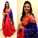 Sreemukhi Instagram – ‪All set to host the audio of Paisa Vasool! NBK 101! 😍☺️‬
‪Outfit by @rekhas_couture ‪#PuriJaganadh #Balayya #NBK #PaisaVasool‬ #designeroutfitdiaries