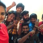 Sreemukhi Instagram – Yes celebrated Raksha Bandhan with all my Pataas brothers! And I adore all of them for the talent and hardwork they put in to make us laugh every day! ☺️ #Pataasbrothers #PikinavPrasad #SardarSanjai #YadammaRaju #ExpressHari #SaddamHussain #BalveerSingh