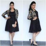 Sreemukhi Instagram – About yesterday! ☺️😍 #designeroutfitdiaries #stylingdiaries #aboutyesterday
Outfit: @duta_couture 
Styling: @officialanahita 
Jewellery: @accessoriesbyanandita 
PC: Tamanna Venkat