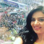 Sreemukhi Instagram – Can’t ask anything more to god! Srikakulam you guys are amazing! Thanks for coming and making me feel so special! I would be forever indebted! #touched #blessed #happy #Srikakulam #amazingcrowd #wonderfulpeople ☺️😍😁 Srikakulam city