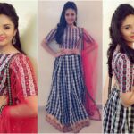 Sreemukhi Instagram – Pataas ladies special in this lovely checks and mirrors outfit by @rekhaboggarapu I like it! #Pataas #designeroutfitdiaries #ladiesspecial #likeit 😍☺️😁