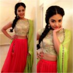 Sreemukhi Instagram – Pataas today in @rekhaboggarapu label ReDa’s! #Pataas #designeroutfitdiaries 😍☺️😁