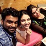 Sreemukhi Instagram - On a dinner date with my designer Sony! And the kabab mein malai Chaitu! #dinner #date #food #sony #yummyfood 😍☺️😁