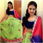 Sreemukhi Instagram – In my favourite outfit by Reda’s @rekhaboggarapu 😍😘 Tune into Zee Telugu at 2pm today!#favouriteoutfit #loveit #Zeetelugu #festive #celebrationsunday #designeroutfitdiaries