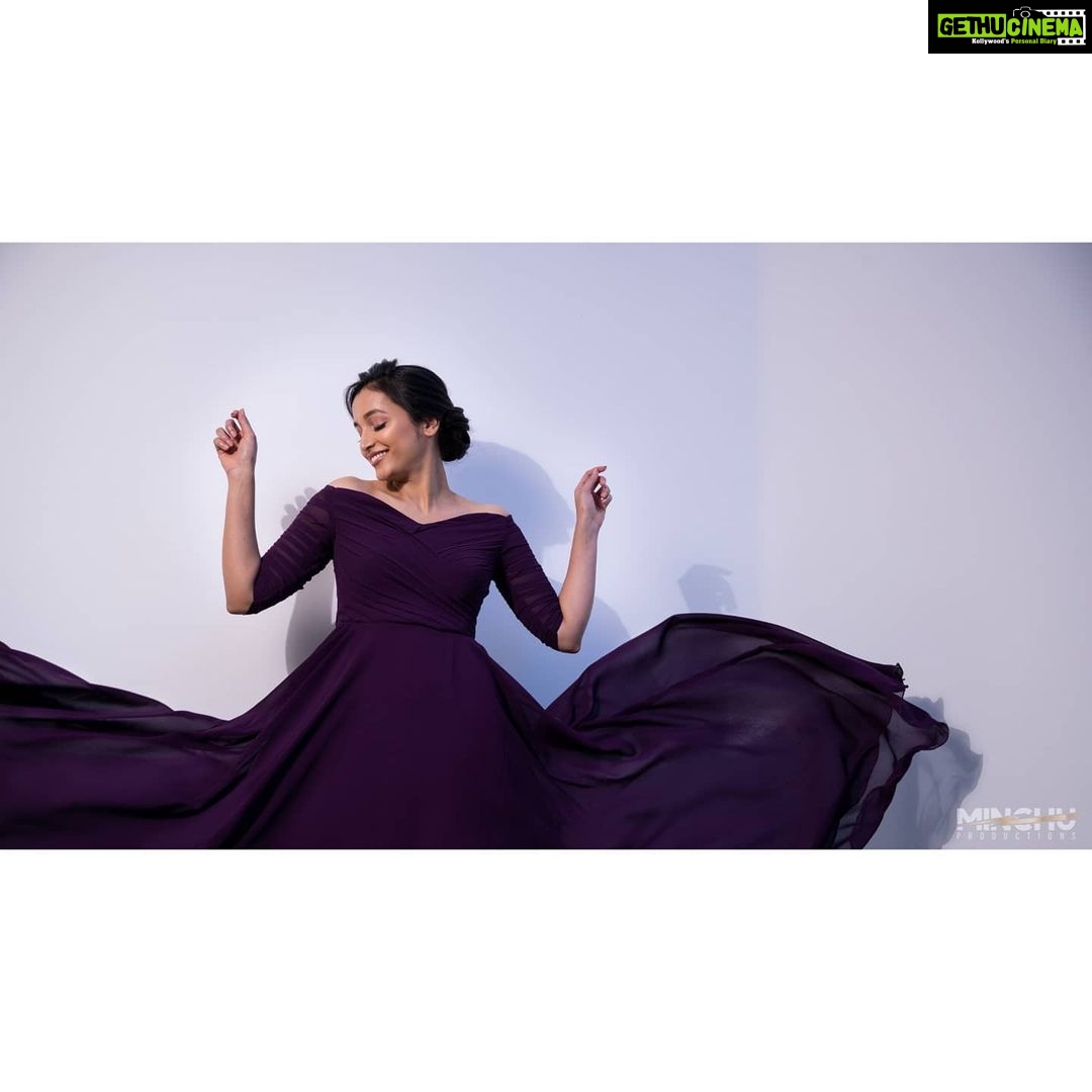Srinidhi Ramesh Shetty Instagram - Ok last one.. some twirls & swirls 💜 . . . . . . . Styling @tejukranthi Assisted by @khushi_jagadisha Outfit @sithaara_the_label MUA @shreeyapawar_makeup_studio Photography @sujaynaidu