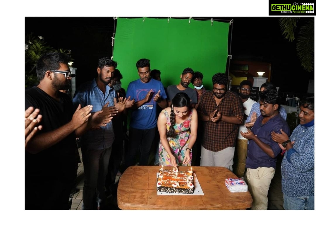 Srinidhi Ramesh Shetty Instagram - And it's a wrap up of my first tamil film #Cobra π₯ All that begins well, ends well π₯ For me, this was an amazing journey filled with immense learning and fun π The entire team has been together through thick and thin β₯οΈ Can't wait for #Cobra to complete shoot and watch it on the big screen... Until then much love and stay safe π ππ» @the_real_chiyaan @aj_gnanamuthu @7_screenstudio @irfanpathan_official @harish_dop @arrahman #TeamCobra β₯οΈππ»