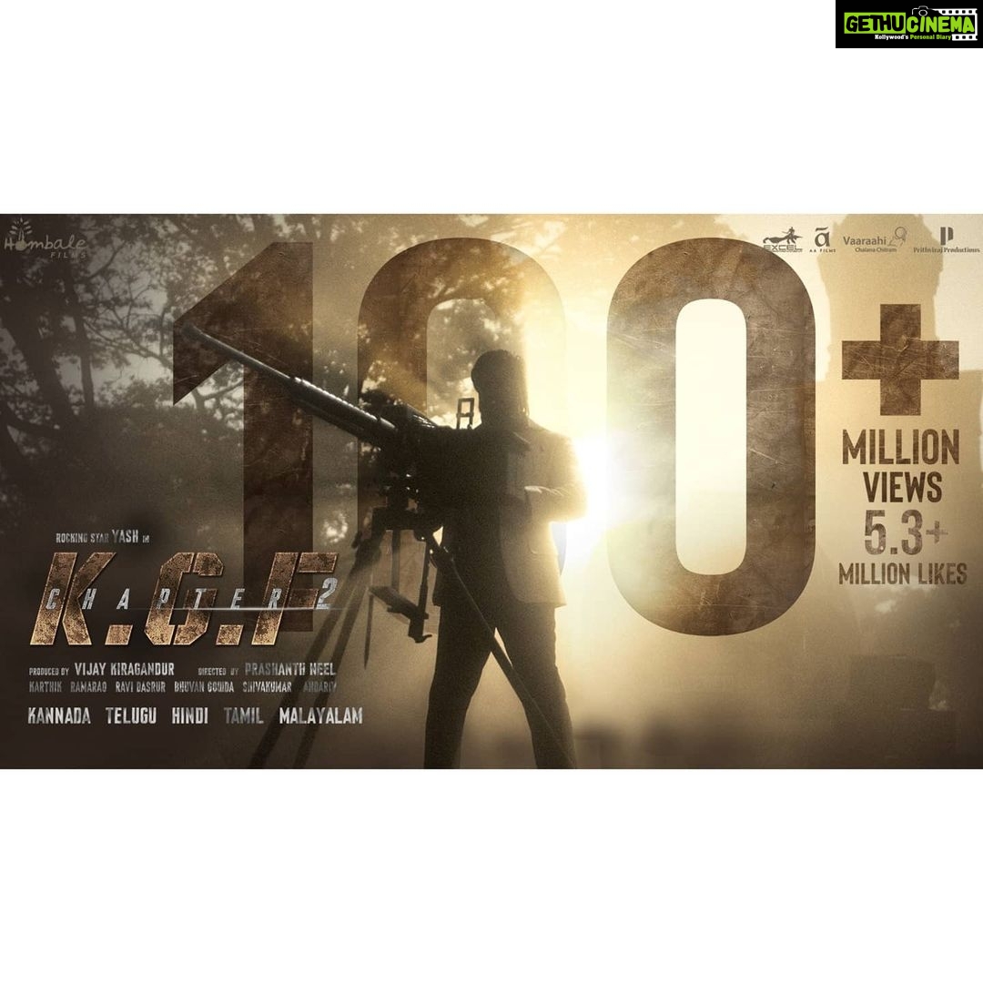 Srinidhi Ramesh Shetty Instagram - Woahh π€© Thank Youππ» π₯ A groundbreaking marvel β€οΈπ₯π #KGF2Teaser100MViews π₯ https://t.co/Bmoh4Tz9Ry @vkiragandur @thenameisyash @prashanthneel @hombalefilms @duttsanjay @officialraveenatandon @srinidhi_shetty @joinprakashraj @ravibasrur @bhuvanphotography @excelmovies #AAFilms @vaaraahicc @prithvirajproductions @kirtanmn @karthik_krg β₯οΈ #KGFChapter2 #Teaser π₯ #Grateful #blessed #ProudMoment #ThankYou β₯οΈ