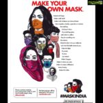 Srinidhi Ramesh Shetty Instagram - Save N95 and Surgical masks for those who save us🙏 Make ur own home made masks!! #MASKINDIA initiative @timesofindia #letsfightcoronatogether 🙏 #stayhome #staysafe 🙌