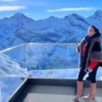 Sriya Reddy Instagram – 2970 meter above sea level … in one of the shots you can see the fear on my face walking on the “thrill walk “ where one of the James Bond movies were shot !