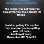 Sruthi Hariharan Instagram - Steps to be followed incase you need a bed . Please note this is specific for Bangalore/Karnataka only . Format for referring a case: 1. Patient name: 2. Age: 3. Area of Residence: 4. Symptoms: 5. SPO2 (Oxygen %): 6. Patient in: Home / Hospital 7. Ward number: 8. BU number: 9. COVID Tested at Center Name: 10. COVID result: Positive SRF ID - 11. Attendant name: 12. Attendant mobile number: 13. Co-morbid conditions (if any): 14. Preferred hospital: Govt hospital OR Pvt Hospital 15. Type of Bed Required: ICU / ICU with Ventilator / HDU / General / With Oxygen @raamkumar.r @annaugustiine @shraddhasrinath @vyduryalokesh @sonugowda @thizizradhika @rakshitshetty @sathish_ninasam_official @dhananjaya_ka @bangalore_times #share #staysafe #inthistogether #dmforhelp