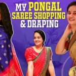 Suja Varunee Instagram - 🦋 Wearing Saree is an ART 🦋 💗 Get your loved ones, the most budget and awesome quality sarees for this Pongal and im sure you will make them so happy and also learning how to do saree Draping and PLEATING! Lot of tips and tricks💗 👍 💗WATCH THE FULL VIDEO... THE LINK IS IN MY BIO 💗 #sareelove #sareedraping #saree #sareelover #sareecollection #sareeblouse #sareestyle #sareeaddict #sareelovers #sareeonline @rkcollectionssarees @dollupmakeover_artistry #sushisfun #sushitime #pongal