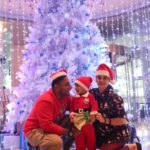 Suja Varunee Instagram – ❄️☃️🎄 It’s beginning to look a lot like Christmas 🎄☃️❄️ 

🎄 Family Christmas with my Santa @shivakumarr20 and little Santa🎅 🤶 

#christmastree #christmas #familychristmas #bestseason Hilton Chennai