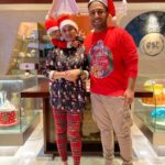 Suja Varunee Instagram – ❄️☃️🎄 It’s beginning to look a lot like Christmas 🎄☃️❄️ 

🎄 Family Christmas with my Santa @shivakumarr20 and little Santa🎅 🤶 

#christmastree #christmas #familychristmas #bestseason Hilton Chennai