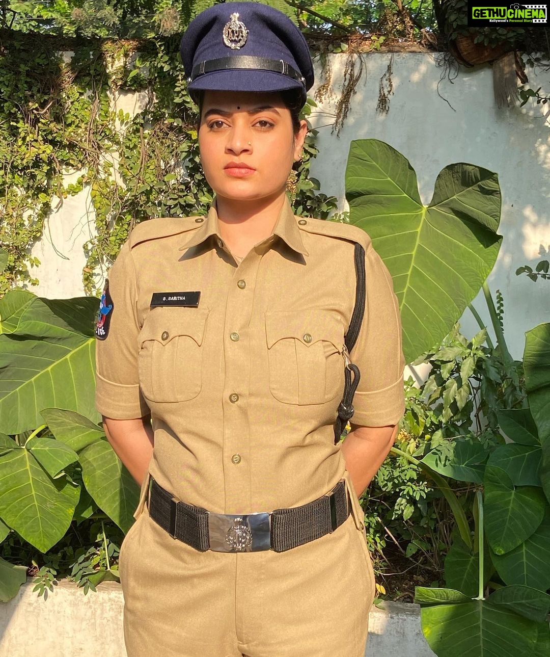 Suja Varunee Instagram - So many love and wonderful reviews have been flooded in my message box! Thank you all so much for supporting me and showering love on my performance as Saritha! A character which will always stay close to my ❤️ heart Loved wearing the Police uniform, it gives you instant energy , bravery and strength ❤️ Have you all watched #drushyam2 #drushyam2onprime Watch today on #amazonprime with your family. I’m sure you will all love it 🙏❤️ Ramanaidu Studio