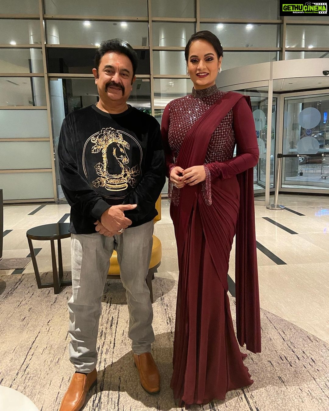 Suja Varunee Instagram - Happy birthday @sethuppathy rajaappa! I wish you the best of the best🤗❤️ You are truly an inspiration to my husband and me ! I’m sure you will be one of the best Producer’s that our film industry has ever seen… You are our lucky charm.. I’m the most luckiest daughter in law because you and Alumaa have been the fairies 🧚♂️ of my life and changing my life overnight… I’m so happy that it is going to be the for my film career too.. Me and shiva Athaan will make you and Alumaa proud ❤️ Thank you is just not enough for the pillar you have been so far in our lives ❤️